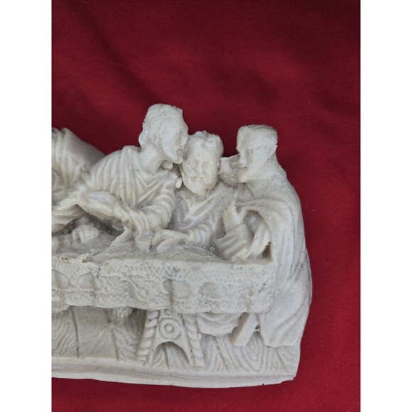 The Last Supper Jesus & Apostles 3D Wall Plaque Mexico HandMade Catholic 14'' - Picture 7 of 16